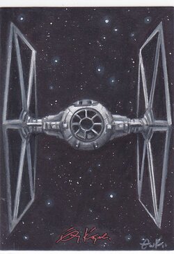 Commission Piece by GK - Tie Fighter.jpg