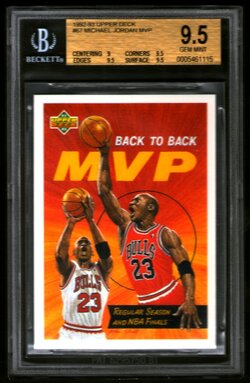 1992-93 Upper Deck #67 Michael Jordan MVP.jpg