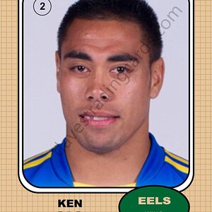 2013 Eels Retro 1970 set Ken Sio front.jpg