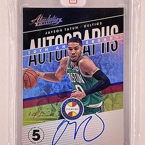 Auto - 10th Anniversary Autographs - Absolute - 2018-19 - Level 5 - Jayson Tatum - 1of1.jpg