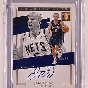 Auto - Immortal Ink - Impeccable - 2020-21 - Gold Holo - Jason Kidd - Jersey Numbered.jpg