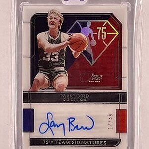 Auto - 75th Team Signatures - One and One - 2021-22 - Larry Bird.jpg