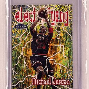 Insert - Electrifying - Fleer - 1998-99 - Michael Jordan.jpg