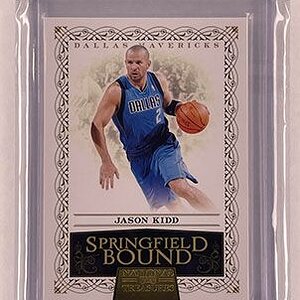 Insert - Springfield Bound - National Treasures - 2010-11 - Jason Kidd.jpg