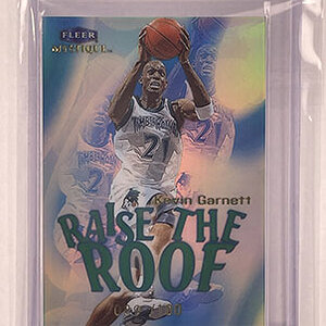 Insert - Raise the Roof - Fleer Mystique - 1999-00 - Kevin Garnett.jpg