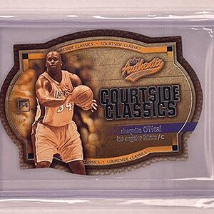 Insert - Courtside Classics - Fleer Authentix- 2002-03 - Silver - Shaquille O'Neal.jpg