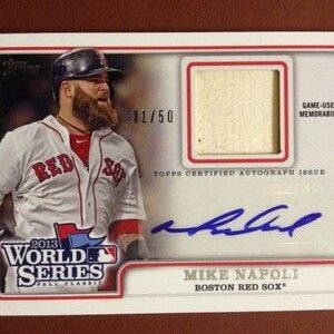 2014 Topps Mike Napoli World Series Champions Bat Relic Autograph.jpg