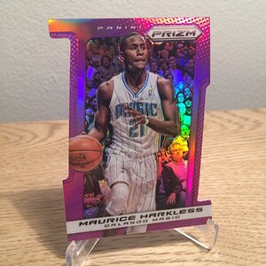 2013-14 Panini Prizm Purple Prizms Die Cut #146 Maurice Harkless.jpg