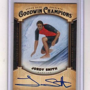 2014 Upper Deck Goodwin Champions Jordy Smith Surfing Autograph card #A-SM.JPG