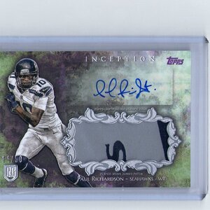 Paul Richardson, 2014 Topps Inception, Jersey Patch Auto, 14 of 50.jpg