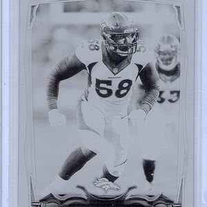 Von Miller, 2014 Topps Football, Printing Plate, 1 of 1.jpg