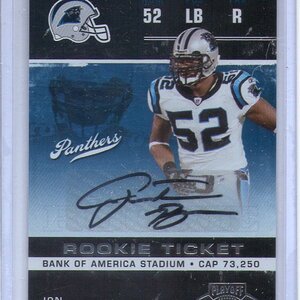 41. Jon Beason, 2007 Panini Contenders, Auto, Unnumbered.jpg