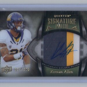 49. Keenan Allen, 2013 Upper Deck Quantum, Jersey Patch Auto, 127 of 265.jpg