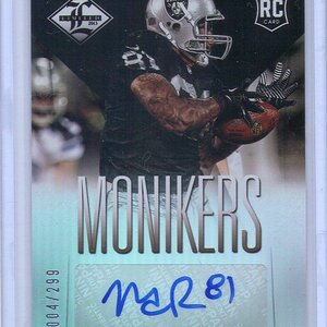 55. Mychal Rivera, 2013 Panini Limited, Auto, 004 of 299.jpg