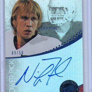 56. Nick Foles, 2012 Press Pass, Auto Blue, 09 of 50.jpg