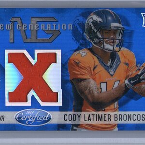 8. Cody Latimer, 2014 Panini Certified, Jersey Patch Blue, 22 of 99.jpg