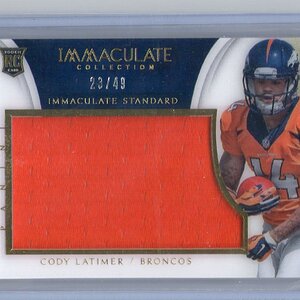 33. Cody Latimer, 2014 Panini Immaculate, Jersey Patch, 23 of 49.jpg