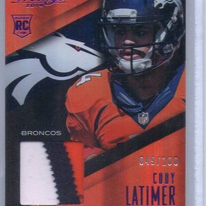 44. Cody Latimer, 2014 Panini Prestige, Jersey Patch, 049 of 100.jpg