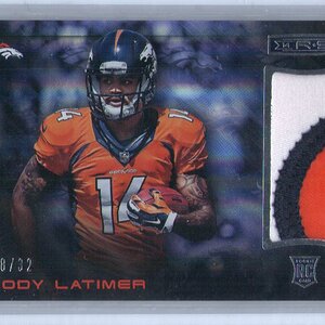 60. Cody Latimer, 2014 Panini Rookies & Stars, Jersey Patch, 18 of 32.jpg