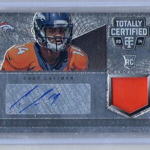 69. Cody Latimer, 2014 Panini Totally Certified, Jersey Patch Auto Standard, Unnumbered.jpg