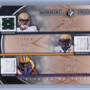 2012 Upper Deck SPX Football, Michael Floyd, Stephen Hill & Ruben Randle, 96 of 99.jpg