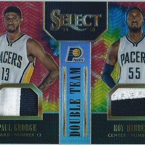 2014-15 Panini Select Double Team Jersey Tie-Die Prizms #9 Paul George #:25.jpg