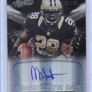 2013 Panini Absolute, Mark Ingram, 17 of 25.jpg