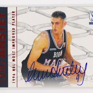 1997 Score Board Autographed BK Platinum Autographs #3 Chris Anstey.jpeg