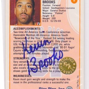 1991 Star Pics Autographs #8 Kevin Brooks.jpeg