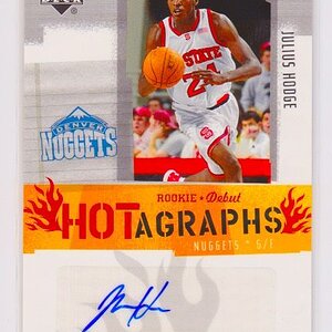 2005-06 Upper Deck Rookie Debut Hotagraphs #JHA Julius Hodge.jpeg