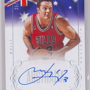 2013-14 Panini National Treasures International Treasures Signatures #27 Luc Longley :60.jpeg