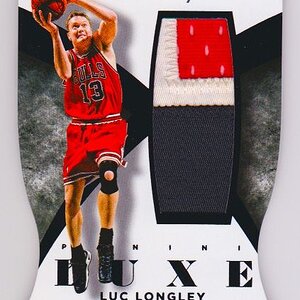 2014-15 Panini Luxe Memorabilia Die Cuts Prime Black #96 Luc Longley 1:1.jpeg