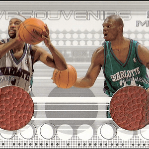 2001-02 Upper Deck MVP Souvenirs Combos #BDJM Baron Davis:Jamal Mashburn.png