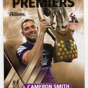 2017 Traders Premiers Cameron Smith Gold #12 Front.jpg