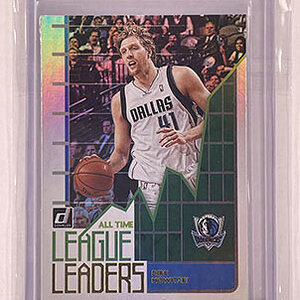 Insert - All-Time League Leaders - Donruss - 2020-21 - Green Flood - Dirk Nowitzki.jpg