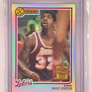 Base - Topps - 1980-81 - Chrome Magic Johnson Commemorative Series Reprints Refractor - Magic ...jpg