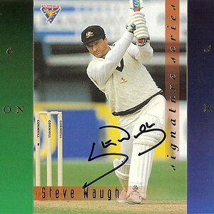 1994-95 Future Signature Series 3 Steve Waugh 496of1000.jpg