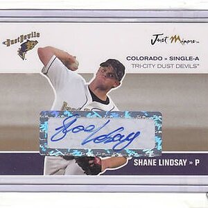 2006 Just Minors Shane Lindsay GLOSSY AUTO 1 of 1.jpg