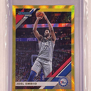 Base - Donruss - 2019-20 - Holo Yellow Laser - Joel Embiid - Jersey Numbered.jpg