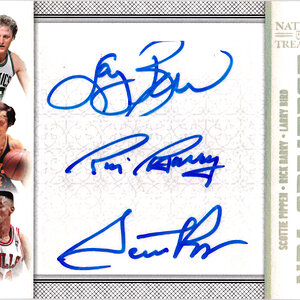 2009-10 Playoff National Treasures NBA Greatest Signature Trios  Pippen Barry Bird 5of5.jpg