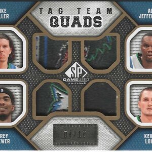 2009-10 SP Game Used Tag Team Quads TQ-MINN 4of10 front.jpg