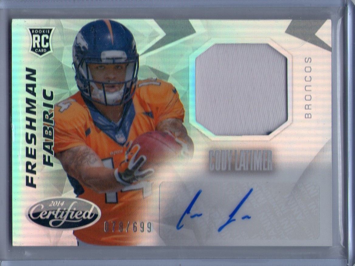 11. Cody Latimer, 2014 Panini Certified, Jersey Patch Auto standard, 078 of 699.jpg