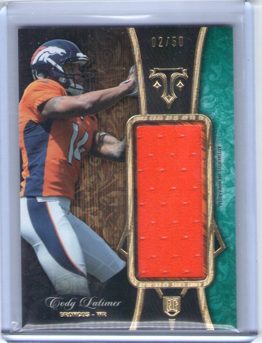 113. Cody Latimer, 2014 Topps Triple Threads, Jersey Patch Green, 02 of 50.jpg