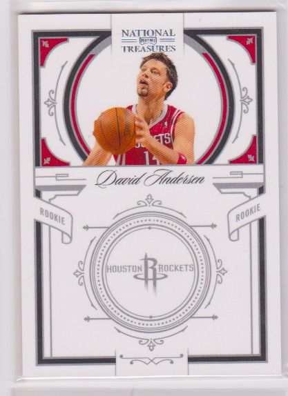 2009-10 Playoff National Treasures #198 David Andersen RC.jpeg