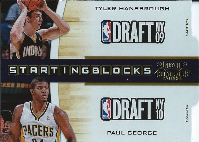 2010-11 Panini Contenders Starting Blocks Die-Cuts Gold (Tyler Hansbrough) #19.jpg