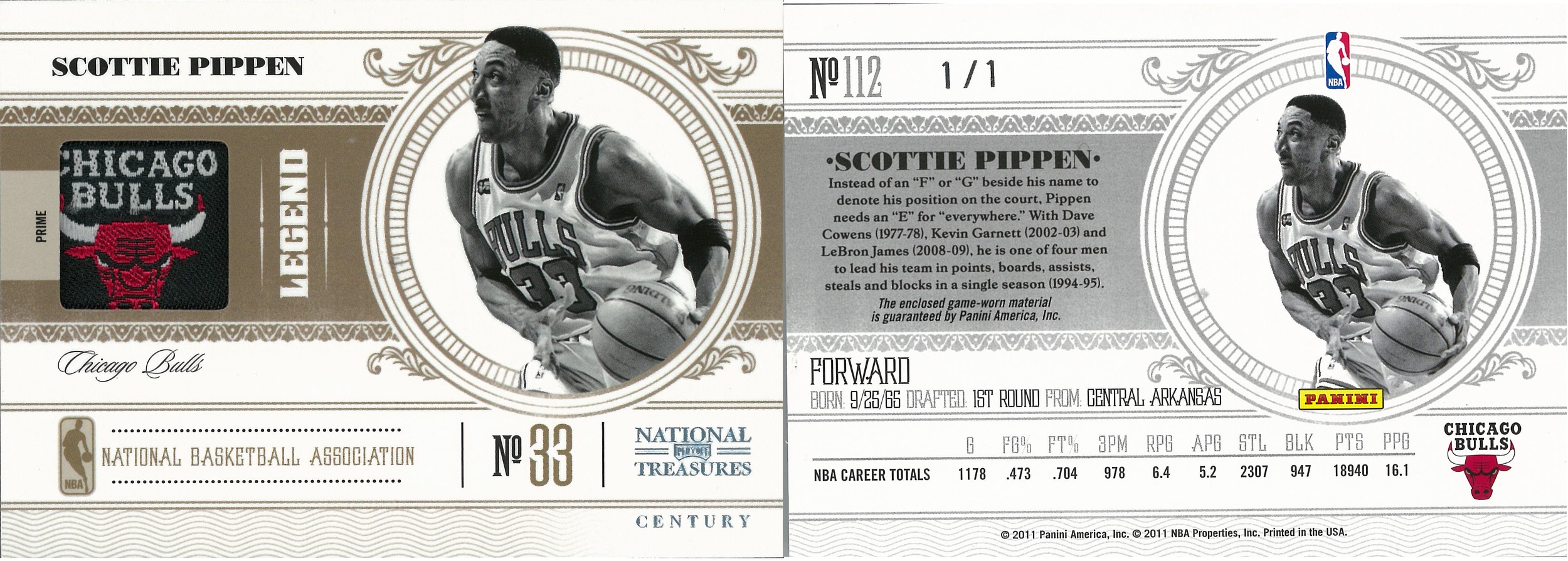 2010-11 Playoff National Treasures Century Materials NBA Team Logos 1of1.jpg