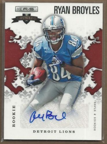 2012 Rookies and Stars Rookie Crusade Autographs Red #13 Ryan Broyles 174 199.JPG