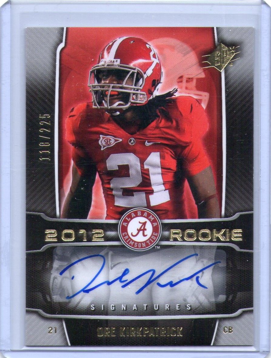 2012 Upper Deck SPX Football, Dri Kirkpatrick, 118 of 225.jpg