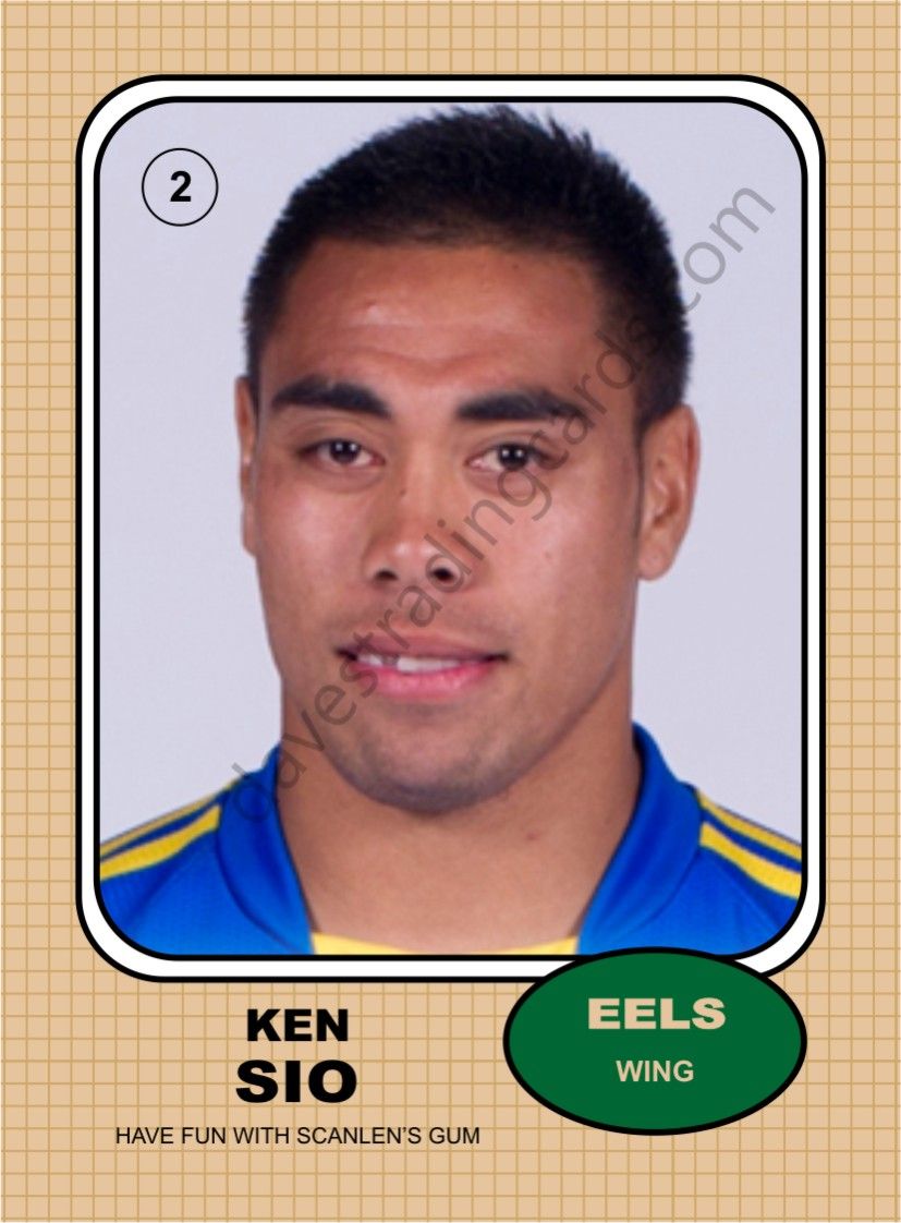 2013 Eels Retro 1970 set Ken Sio front.jpg