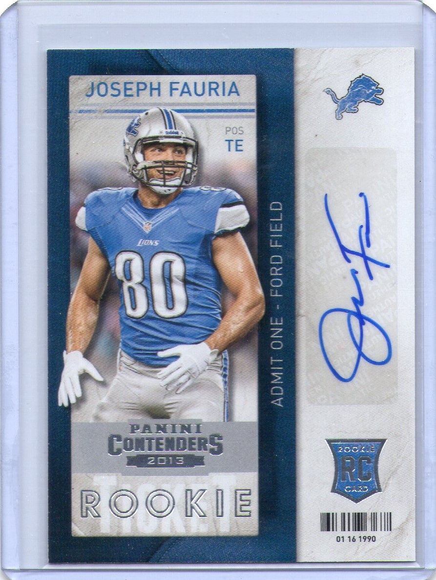 2013 Panini Contenders, Joseph Fauria.jpg